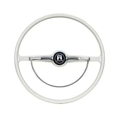 Steering Wheel Kit SILVER/GREY Stock Design Fits VW 1962-1971 T-1 Beetle/Bug • $214.95