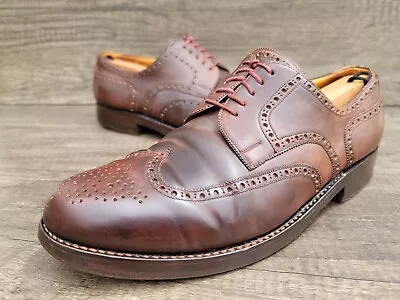 VASS Budapest Men's Brown Oxford Shell Cordovan Shoes 42 US 9. • $350