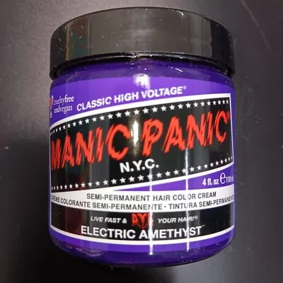 Manic Panic Hair Dye Semi-Permanent Hair Color 4oz ( Electric Amethyst)!!! • $11.51