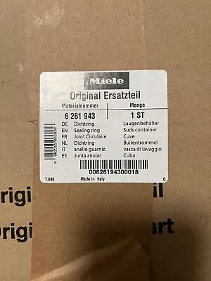 6261943 BRAND NEW SEALED BOX OEM Seal For Miele Washing Machine  • $240