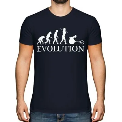 Wheelchair Sprinter Evolution Mens T-shirt Tee Top Gift Racing Gloves • $16.61