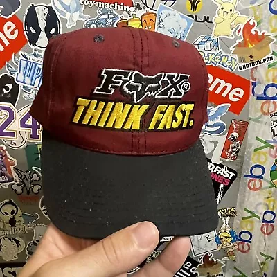 Vintage Fox Racing Motocross Snapback Hat Made In USA • $17.88