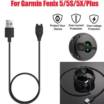 USB Charger Charging Cord For Garmin Fenix 5/5S/5X Vivoactive 3 Vivosport Watch • $8.68