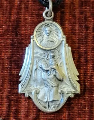St. Christopher Vintage & New Sterling Medal Catholic France Religious  • $65.99
