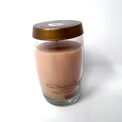 Yankee Candle Pure Radiance Cinnamon Scone Scented 4 Oz Glass Jar New Unused • £15.41