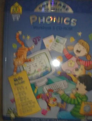 Ages 6-8 School Zone   Phonics Work Book  NO CD-ROM   AS NEW  NEVER USED. • $3.50