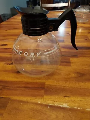 Vintage Cory Cbl Glass Coffee Maker Pot Carafe Black Handle No Lid • $7.50