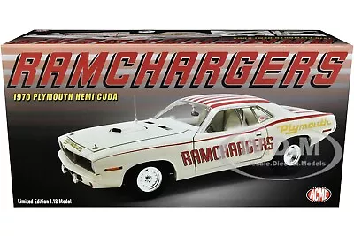 1970 Plymouth Hemi Barracuda Super Stock  Ramchargers  1/18 Model Acme A1806128 • $139.95