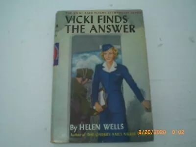 Vicki Finds The Answer The Vicki Barr Flight Stewardess Series Helen Wells HB • $14.99