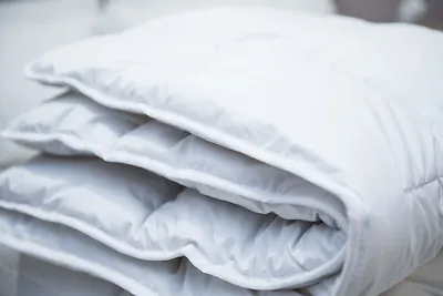 Pure Merino Wool Duvet All Season Cotton Cover 4.5 9 13.5 Tog Wool Pillows • £89.99