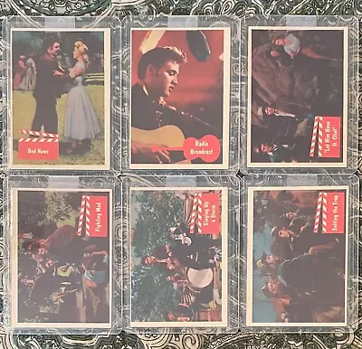 Lot Of (6) 1956 Elvis Presley Cards • $54.99