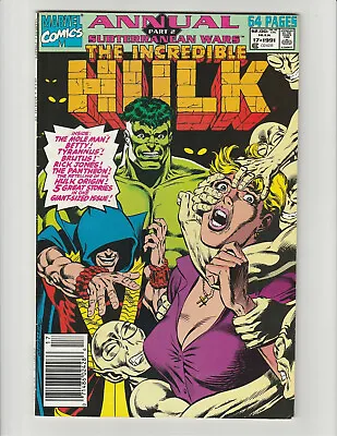 The Incredible Hulk Annual #17 (Marvel Comics 1991) VF 8.0 Battletoads Ad • $11.73