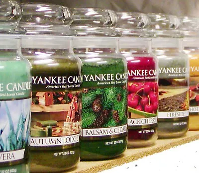 (F-L Scents) Yankee Candle LARGE 20 Oz & 22 Oz TUMBLER & JAR CANDLES - CHOICES • £34.05