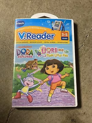 V.Reader Vtech Interactive E-Reading Dora The Explorer And The Three Little Pigs • $5.99