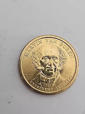 2008 P - Martin Van Buren Presidential Golden Dollar Coin Uncirculated Bu • $2.55