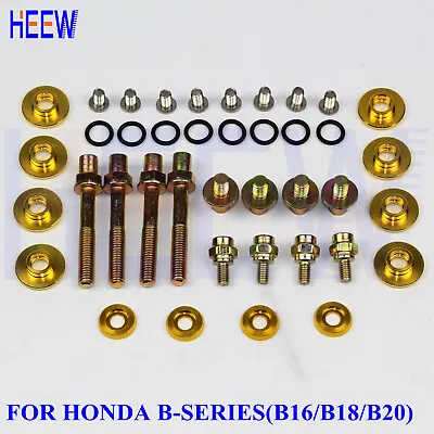 FOR Honda Acura  B16 B18 B20 Engine Valve Cover Washer Bolt Low B-Series Profile • $17.08
