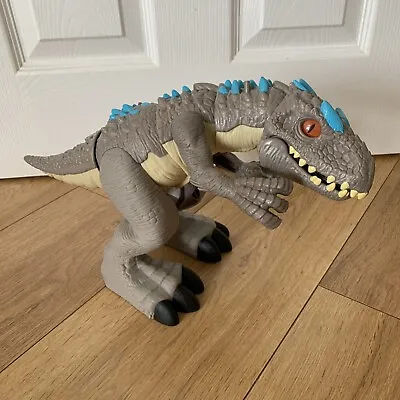 Jurassic World Indominus Rex Dinosaur Set Imaginext Mattel Excellent  • £8
