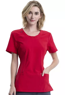 Cherokee Infinity Women's Round Neck Scrub Top - 2624A • $32.99