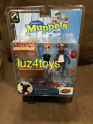 2003 Palisades The Muppets Rizzo The Rat Blue Jacket Variant Figure MOC  • $75