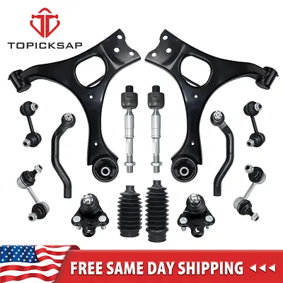 14pc Front Lower Control Arm Ball Joint Sway Link Tierod 2006-2011 Honda Civic • $109.99