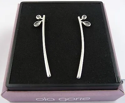 Ola Gorie Silver Cloudberry Earrings Scottish Box • £85