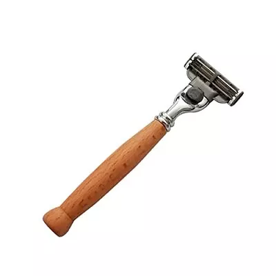 Mens Razor Double Edge Safety Razor Safety Shaver With Wood Handle For Men • $9.99