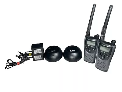 $39.96 • Buy 🔥 2 Motorola Walkie Talkies XTN Series XV1100 W/ Chargers & Docks For Parts 🔥