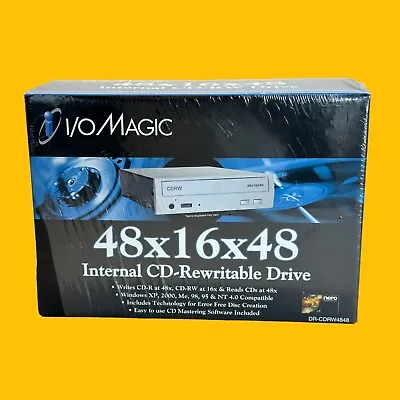 I/O MAGIC 48X16X48 Internal CD-Rewritable Drive DR-CDRW4848 NEW SEALED **READ** • $29.98
