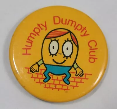 VIntage Humpty Dumpty Club Badge / Pin • $4.99