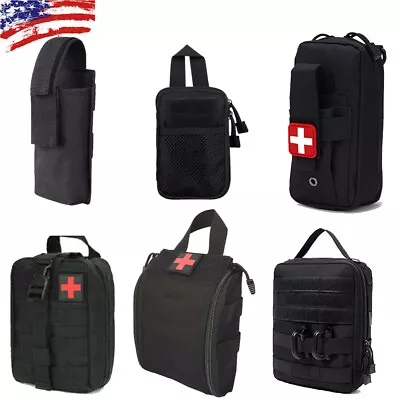 Tactical First Aid Kit Medical Molle Rip Away EMT IFAK Survival Pouch Bag • $7.89
