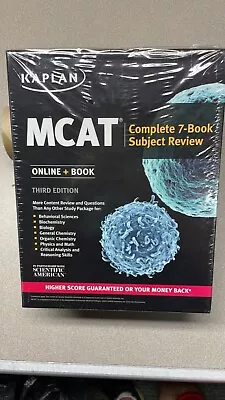 Kaplan MCAT Complete 7-Book Subject Review Online + Book • $60