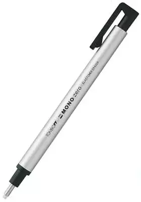 Tombow Mono Zero Round Retractable Eraser - Silver 2.3mm • $7.95