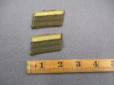 Vintage Military Rank Patches Shoulder Board Straps Unknown Country D7 • $7.60