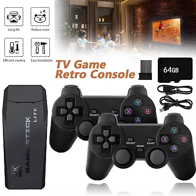 Wireless Retro Game Console Game Stick Console Plug And Play Video Game Stick UK • $36.90