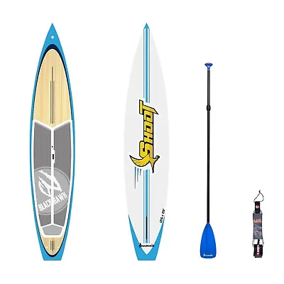 Blackhawk 12'6  Shoot Touring Racing EPOXY/EPS SUP Carbon Paddle Leash Package • $1699