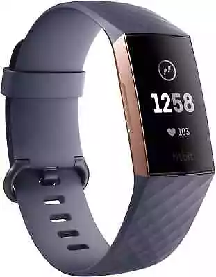 NEW Fitbit Charge 3 Fitness Activity Tracker Heart Rate Monitor S & L Black • $63.99