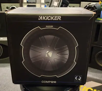 Kicker CompQ10 Q-Class 10-Inch (25cm) Subwoofer Dual Voice Coil 2-Ohm • $199