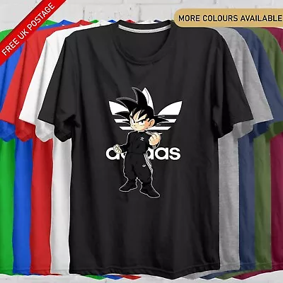 Goku T-shirt - Dragon Ball Z Cartoon Anime Hentai Manga Men Cool Unisex Gift Top • £7.99