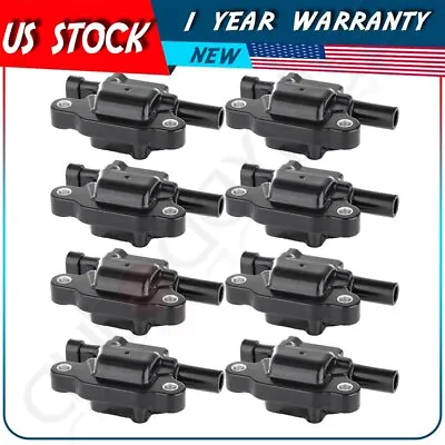 8 Square Ignition Coil Pack For 2007-2013 Chevy Silverado 1500 4.8L Tahoe 5.3L • $73.99