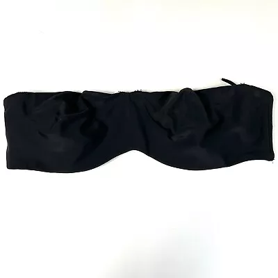 Sweet Nothings Maidenform 38C No Slip Smooth Look Strapless Bra Black #1626 • $12.76