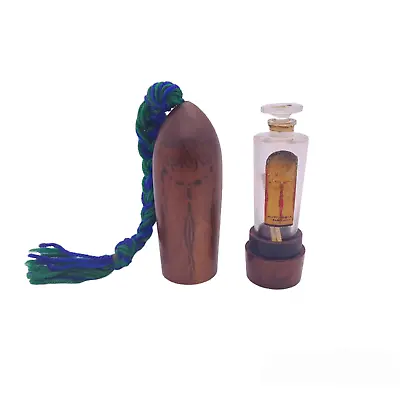 Vintage 1920’s Myrurgia ‘Maderas De Oriente’ Perfume Bottle Wooden Case Spain • $40