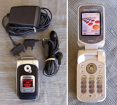 Sony Ericsson Z530i Flip Mobile Phone - ΝΟ Walkman W300 W Z Z200 Z800 Z520-  • $55