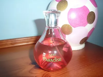 Ladies Next Paradise Eau De Toilette 100ml Spray Old Formula Used 80ml Left  • £29.99