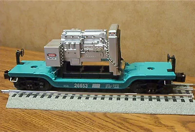 Lionel Penn Central Depressed Flat Car With Generator  #26653  O Gauge • $49.95