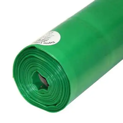 50m X 2.5m Green Polythene Sheeting Vapour Barrier 125mu Free Express Delivery • £59.99