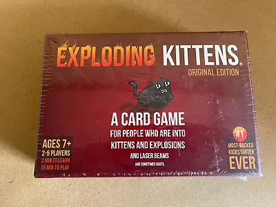 $39.99 • Buy Exploding Kittens EKG-ORG1-1 Card Game Brand NEW!! Ages 7+ Original Edition