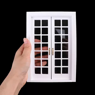 1:12 Dollhouse DIY Mini Door Window Dolls House Living Room Kitchen Furnitu BU • £8.43