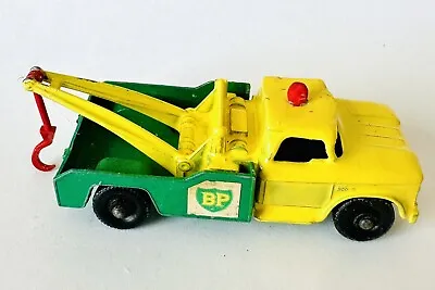 Vintage Lesney Matchbox - No 13 Dodge Wreck Truck BP Tow Truck BP Oil 1968 Toy • $20