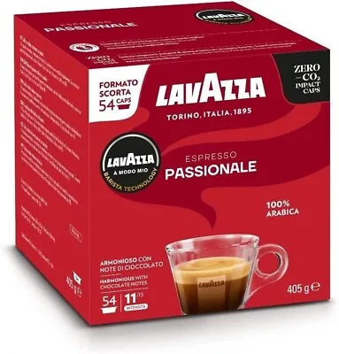 Lavazza A Modo Mio Espresso Passionale 54 Coffee Capsules Ideal For A 40Ml | • $48.50