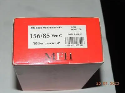 MODEL FACTORY HIRO MFH 1/43 F1 FERRARI 156/85 PORTUGUESE GP KIT Ver.C K-754 • $239.99